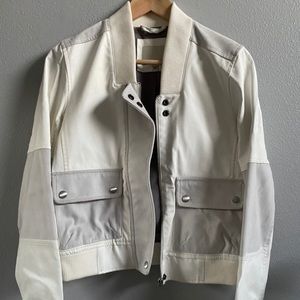 White Leather Jacket